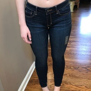 Navy Blue Skinny jeans.